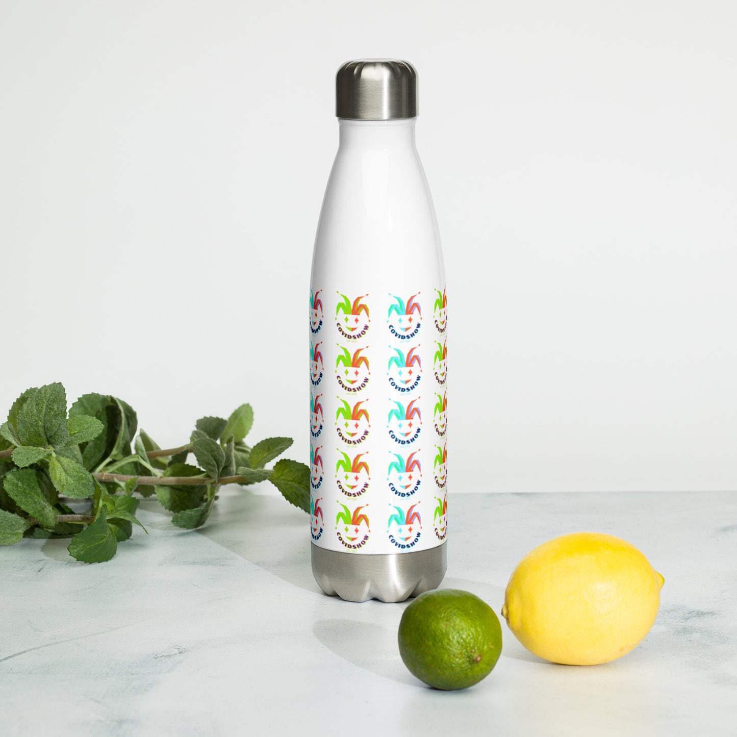 Covidshow patterned Stainless Steel Water Bottle