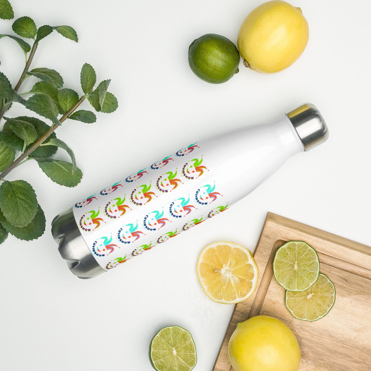 Covidshow patterned Stainless Steel Water Bottle
