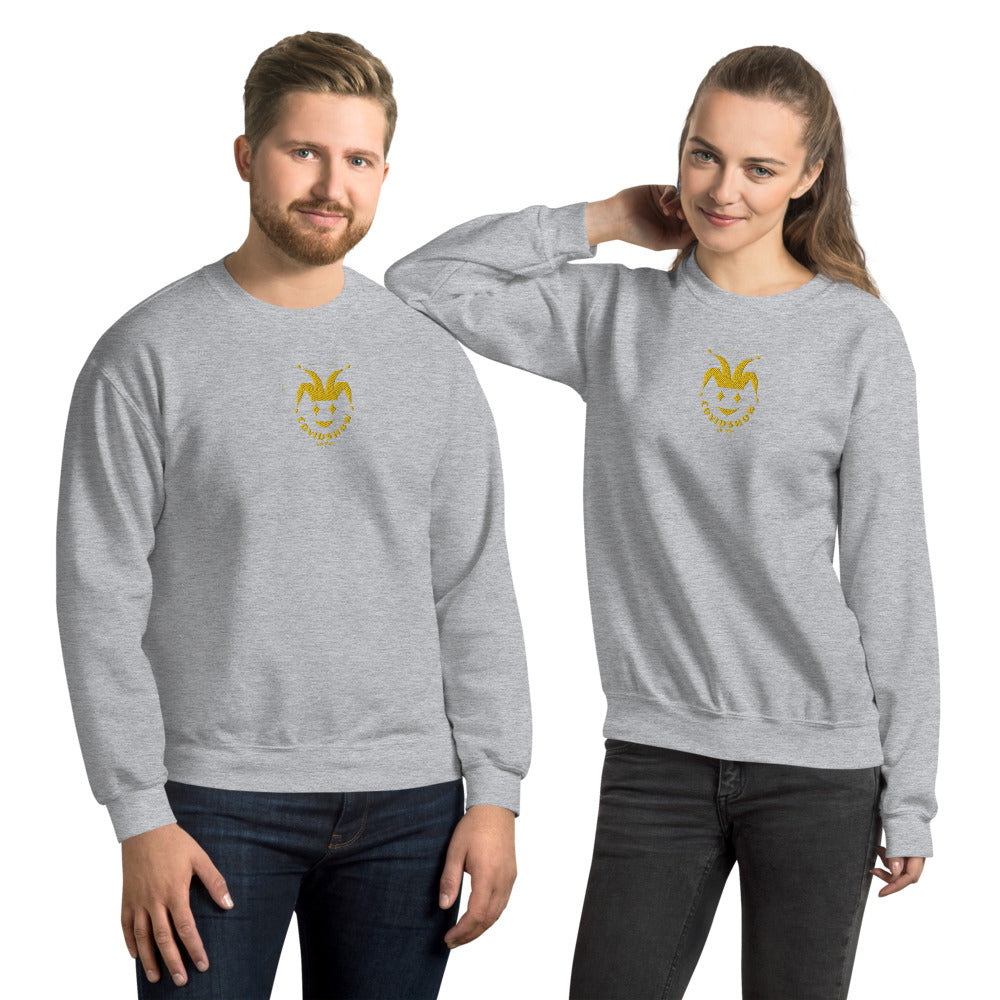 Covidshow embroidered golden logo Unisex Sweatshirt