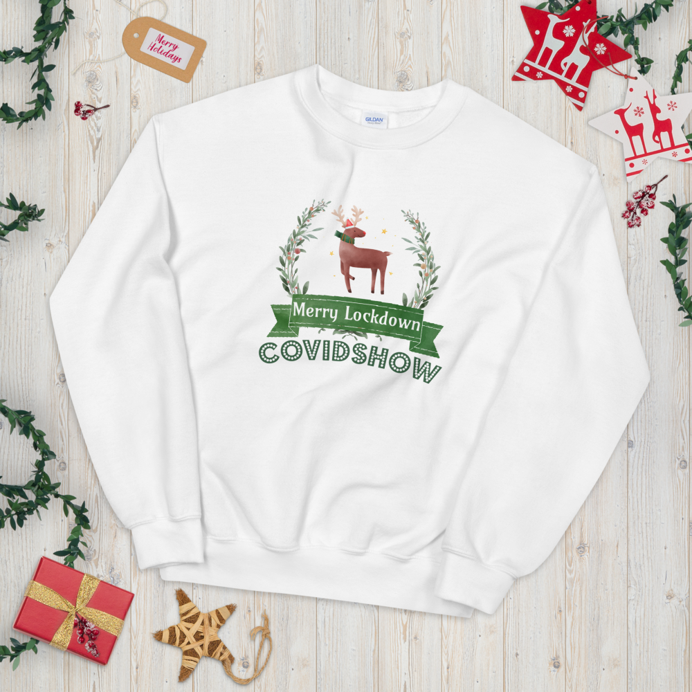 Merry Lockdown with Covidshow Unisex Sweatshirt